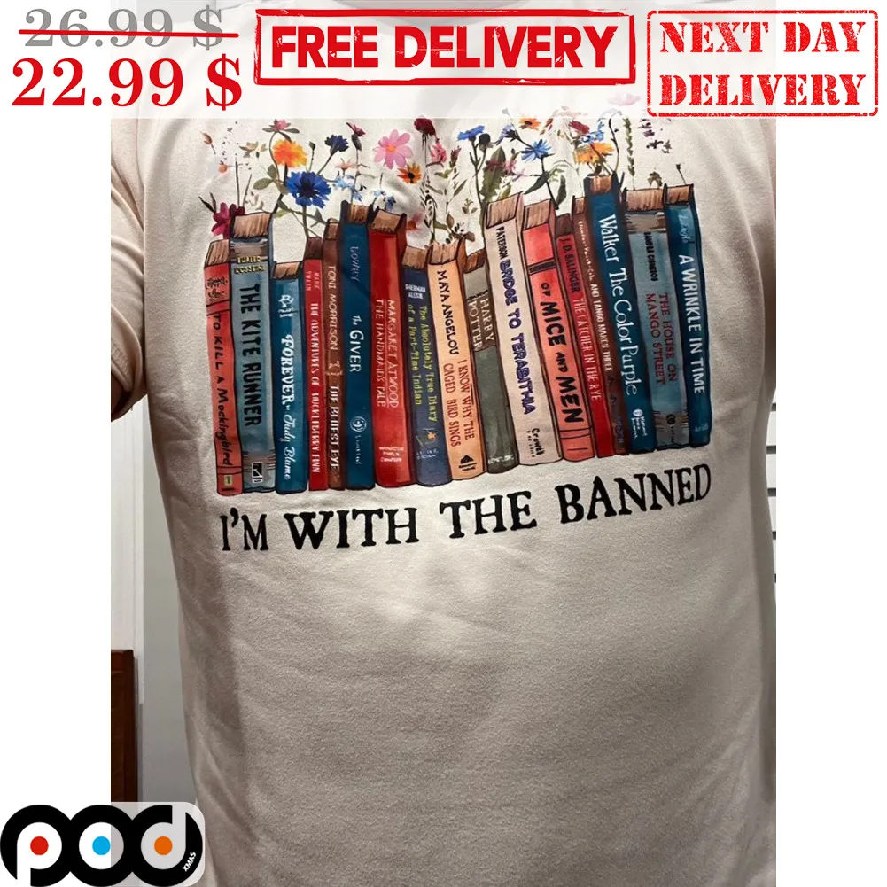 Books I'm With The Banned Shirt