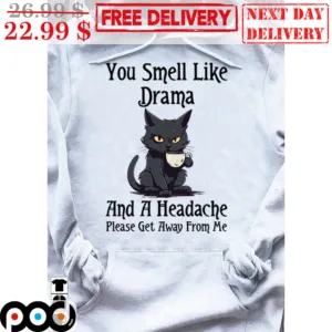 You Smell Like Drama And A Headache Please Get Away From Me Shirt