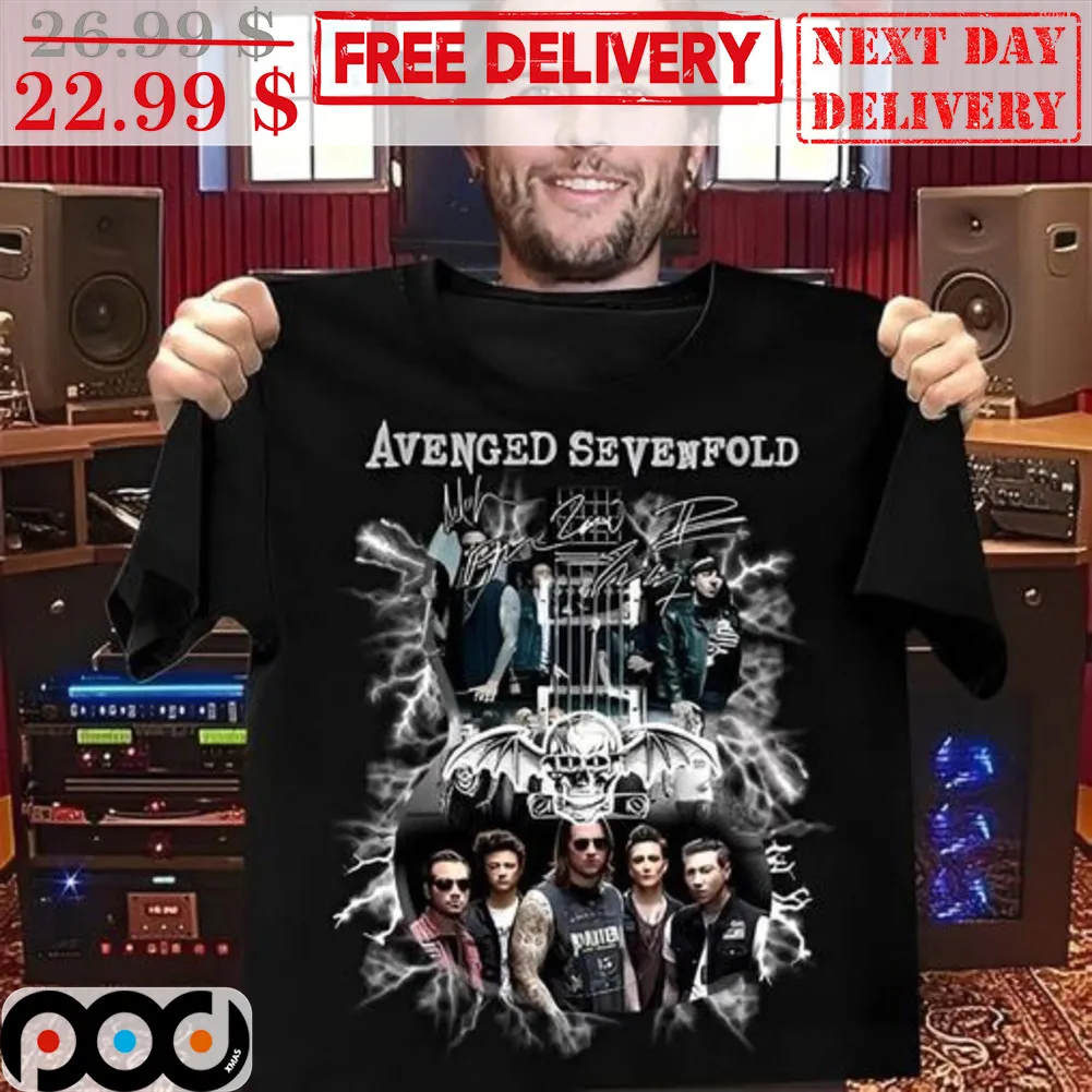 Avenged Sevenfold Rock Band Signature Shirt