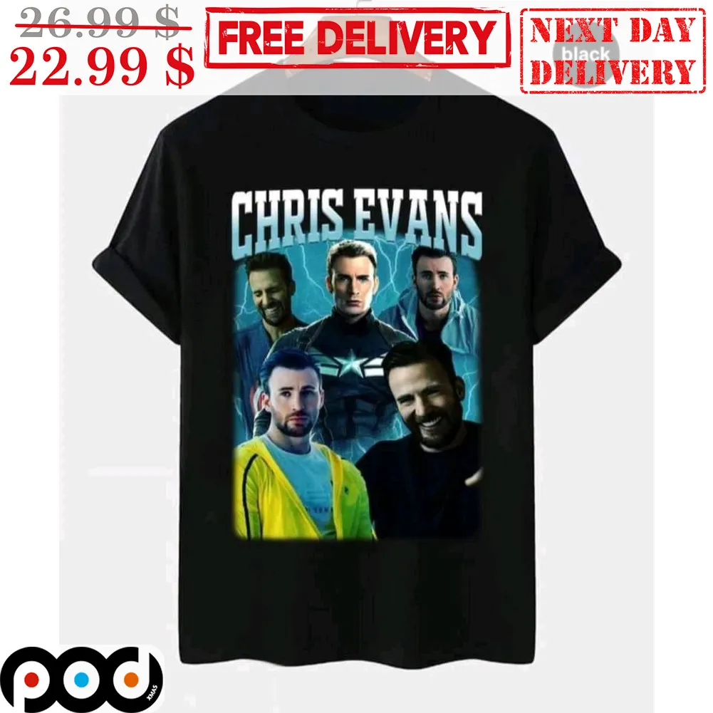Chris Evans Captain American Shirt