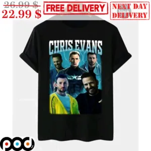 Chris Evans Captain American Shirt