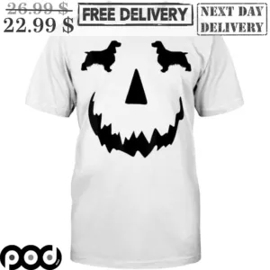 Dog Pumpkin Face Halloween 2023 Shirt