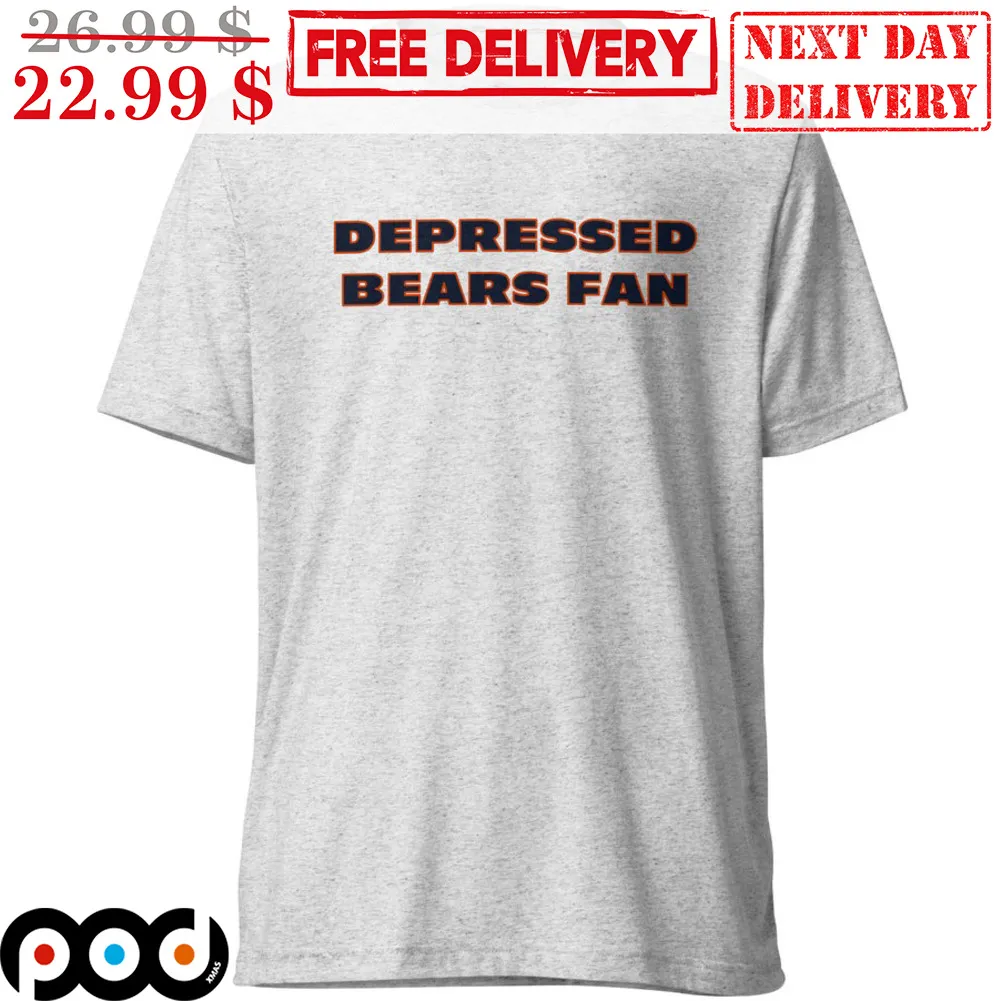 Chicago Bears Depressed Bears Fan Shirt