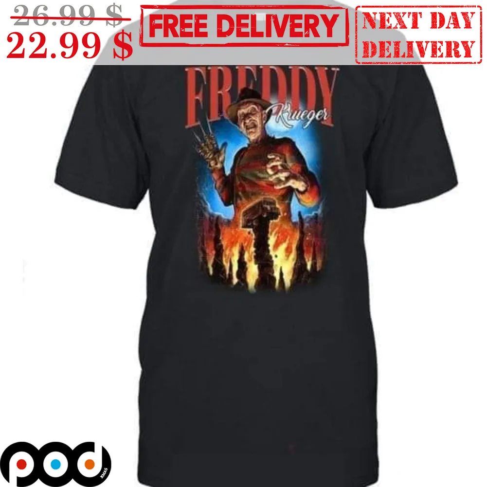 Freddy Krueger Horror Characters Halloween Shirt
