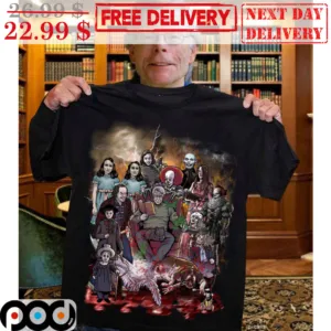 Stephen King Horror Characters Shirt
