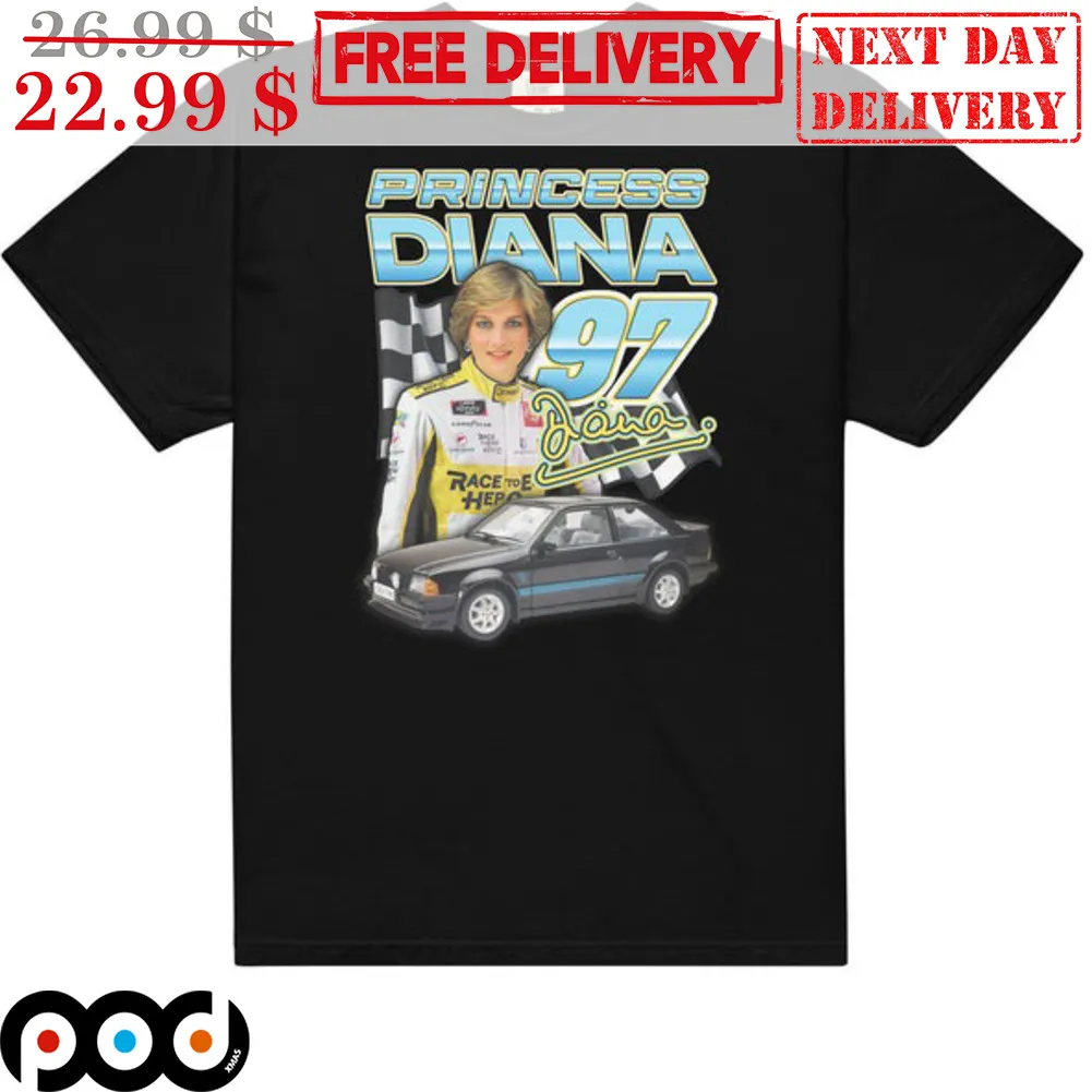 Princess Diana 97 Signature Car Shirt