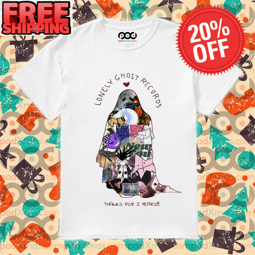 Lonely Ghost Records Thanks For 5 Years Shirt