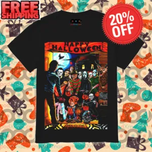 Trick Or Treat Happy Halloween Horror Characters Shirt