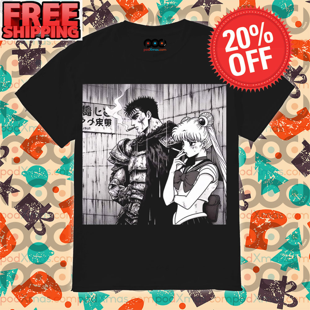 🚛Free Delivery: 📣Get 20% OFF Sailor Moon Smoking Berserk Shirt • Custom ...