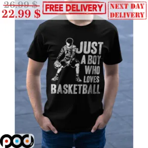 Just A Boy Who Loves Basketball Shirt