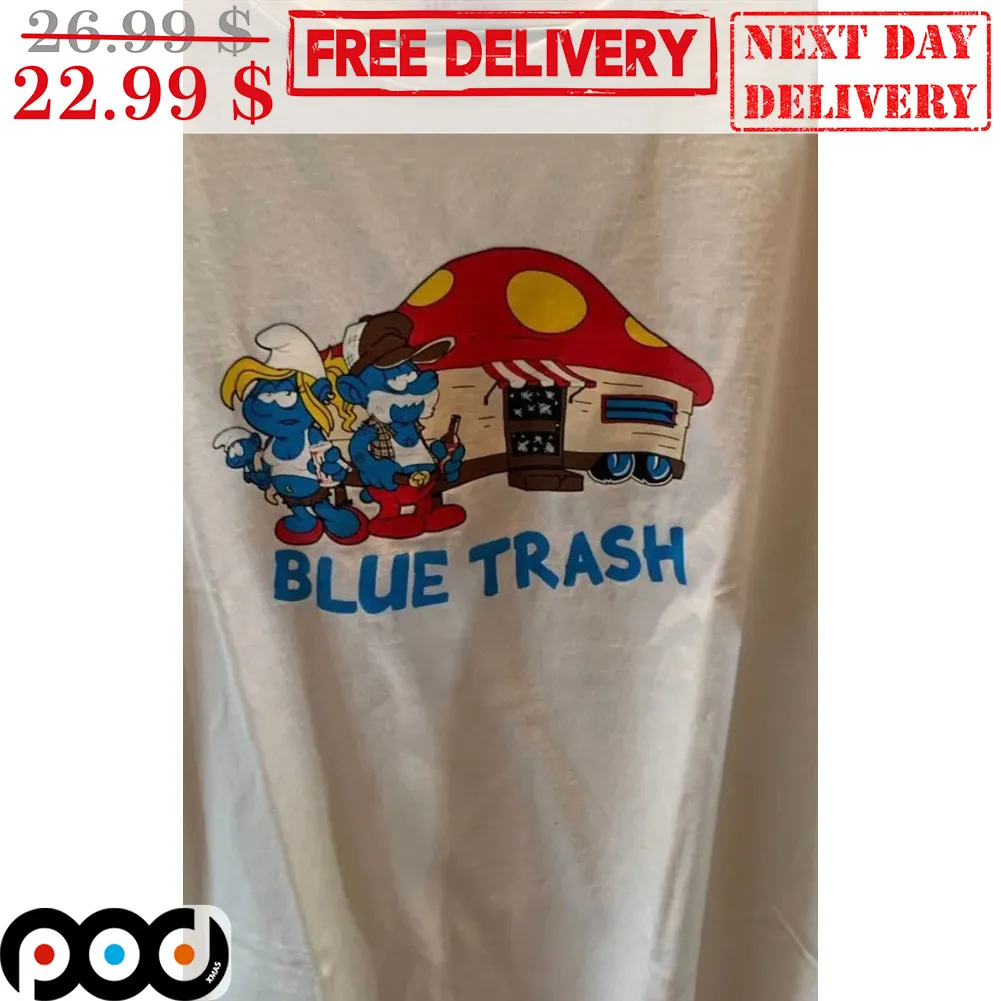 The Smurfs Blue Trash Shirt