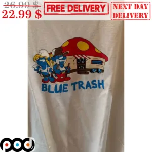 The Smurfs Blue Trash Shirt