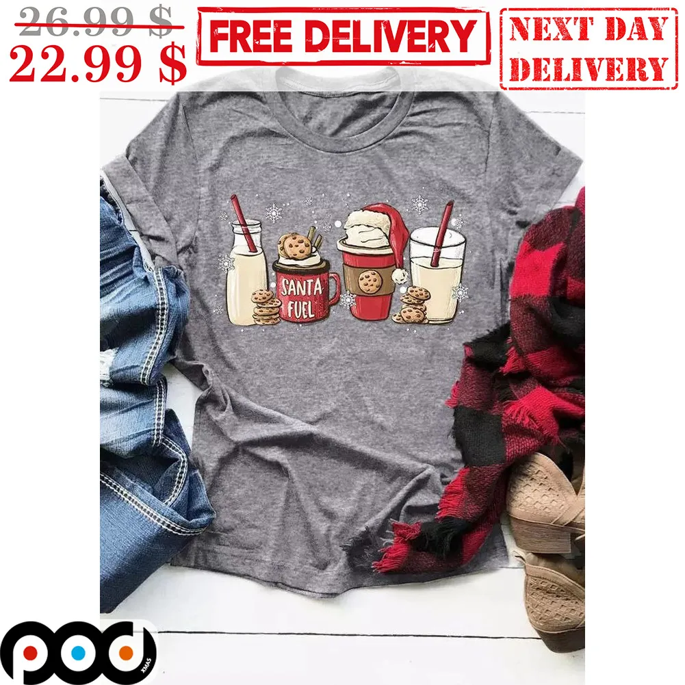 Christmas Milk Cookies Coffee Merry Christmas 2023 Shirt