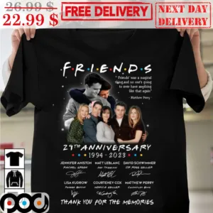 Friends 29th Anniversary 1994-2023 Thank You For The Memories Signature Shirt