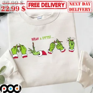 Grinch Relax A Little Christmas Shirt