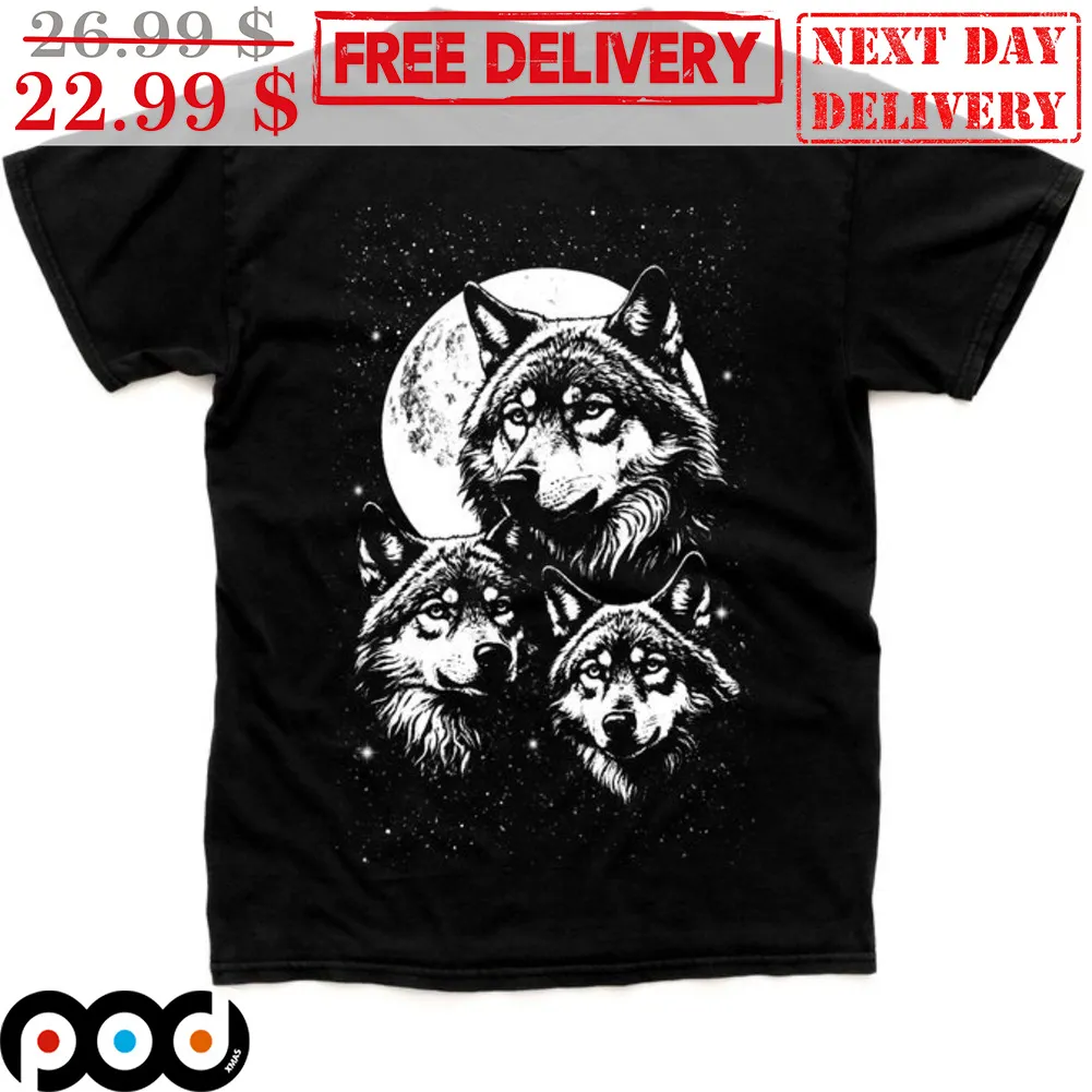 Wolf Moon Night Alone Shirt