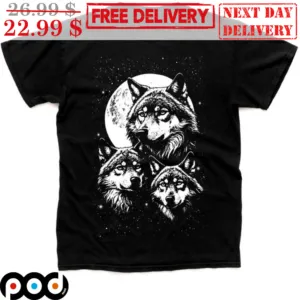 Wolf Moon Night Alone Shirt
