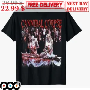 Cannibal Corpse Demonic Death Metal Band Shirt
