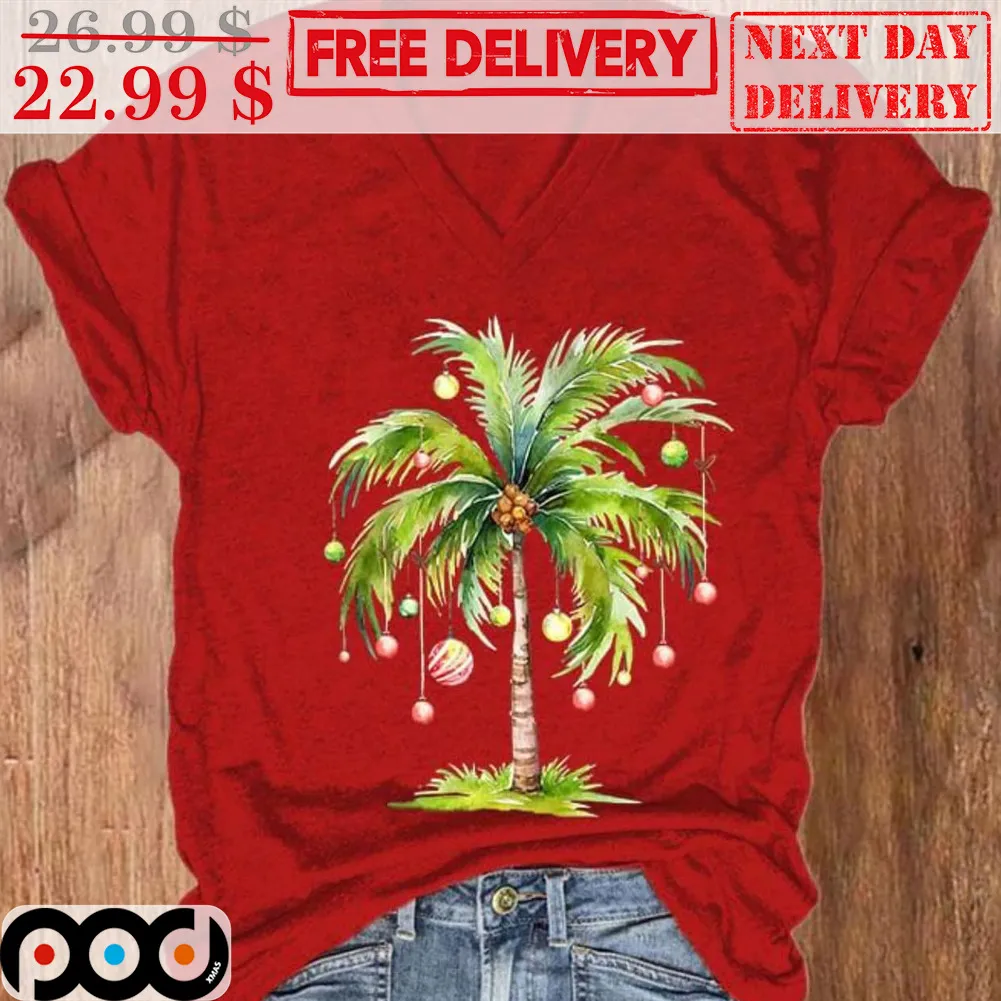 Christmas Coconut Tree Shirt