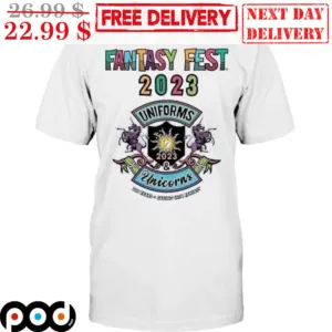 Fantasy Fest 2023 Uniforms Unicorn Shirt