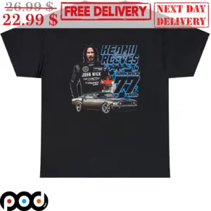 Keanu Reeves In John Wick 77 Kills Shirt