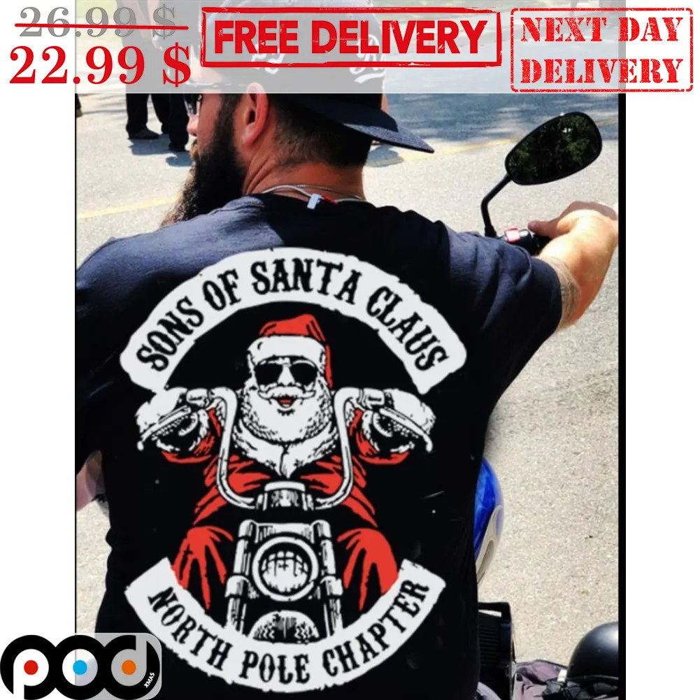 Sons Of Santa Claus North Pole Chapter Christmas Shirt