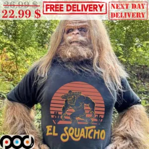 Bigfoot El Squatcho Retro Shirt