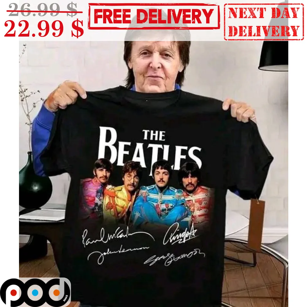 The Beatles Signature Band Shirt