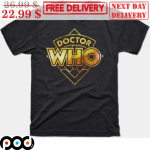 Doctor Who 60th Anniversary Gold Logo Shirt