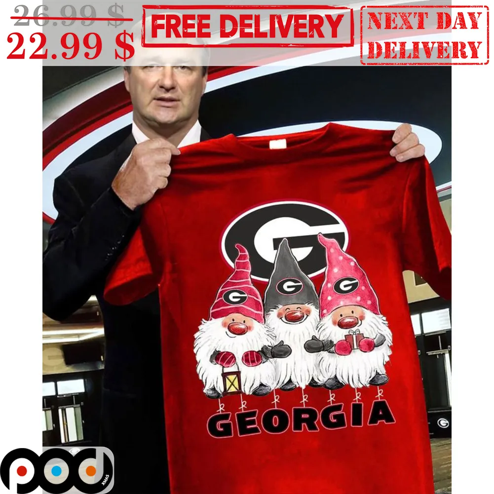 Gnomes Georgia Bulldogs NFL Christmas Shirt