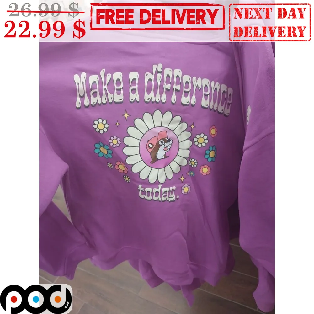 Buc ee's Daisy Make A Difference Today Shirt