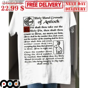 Bunny Holy Hand Grenade Of Antioch Shirt