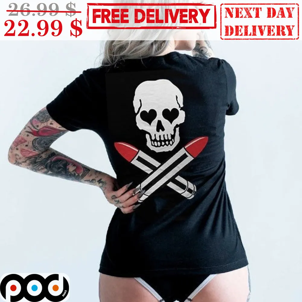 Skull Lipstick Kill Shirt