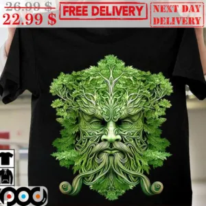 Dryad Green Old Man Forest Shirt