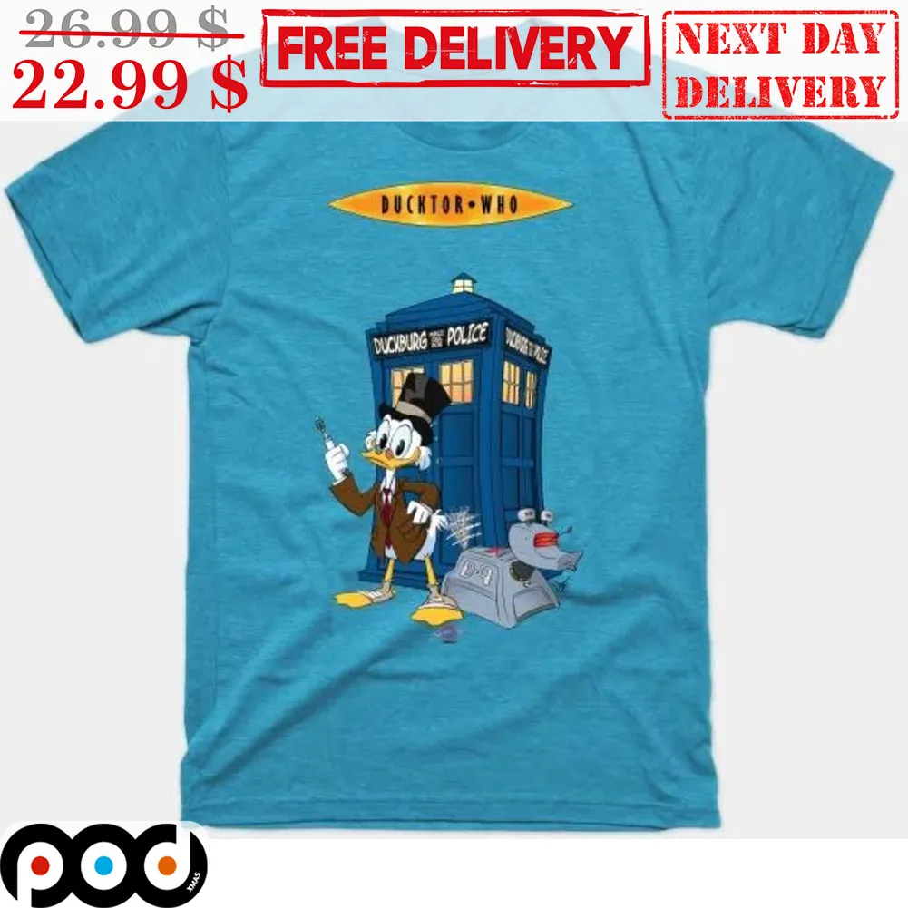 Ducktor Who Duckburg The Police Box Shirt