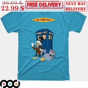 Ducktor Who Duckburg The Police Box Shirt