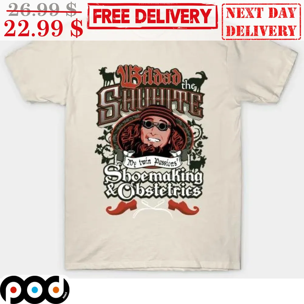 Good Omens Crowley Bildad The Shuhite My Twin Passions Shoemaking And Obstetrics Shirt