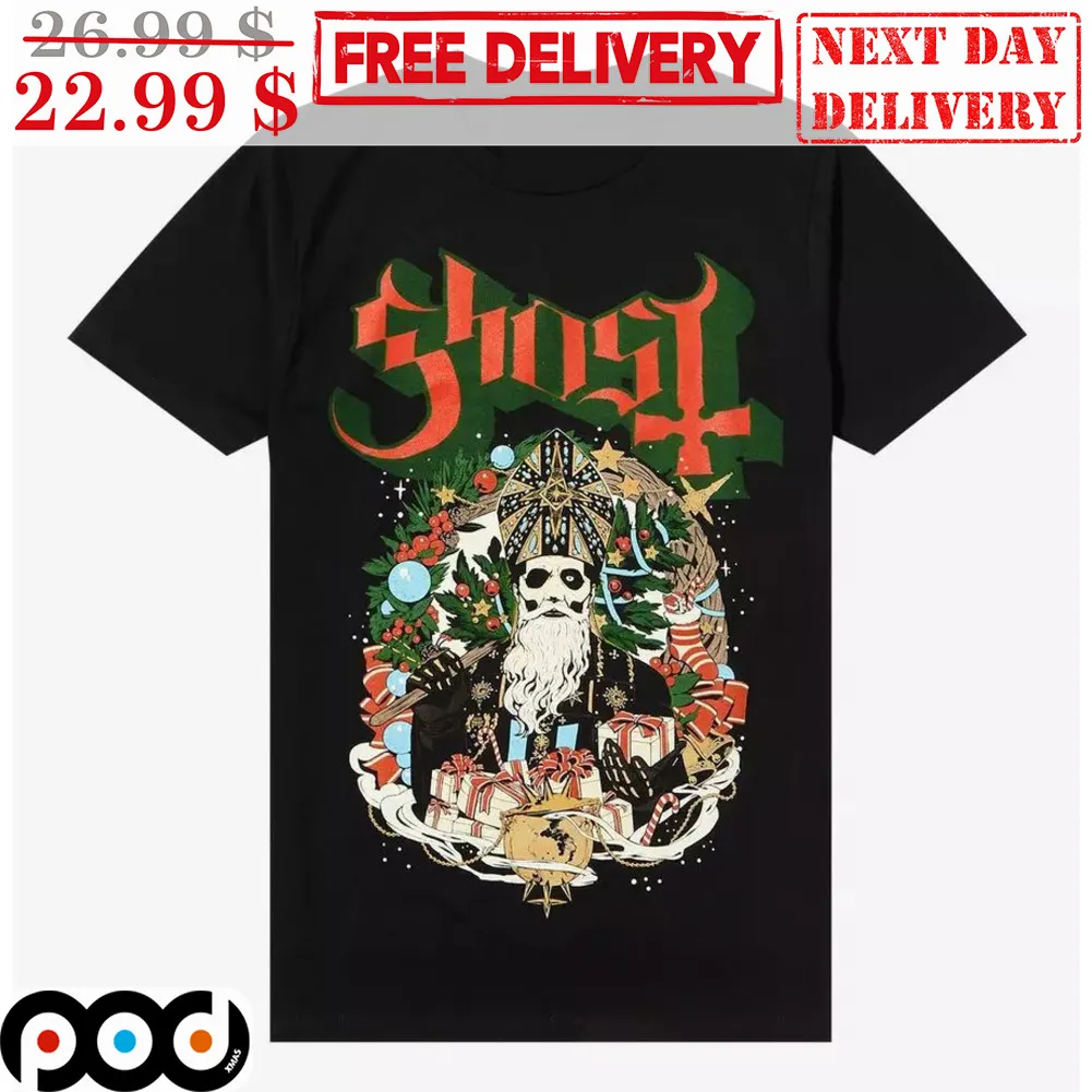 Ghost Band Santa Merry Christmas Shirt