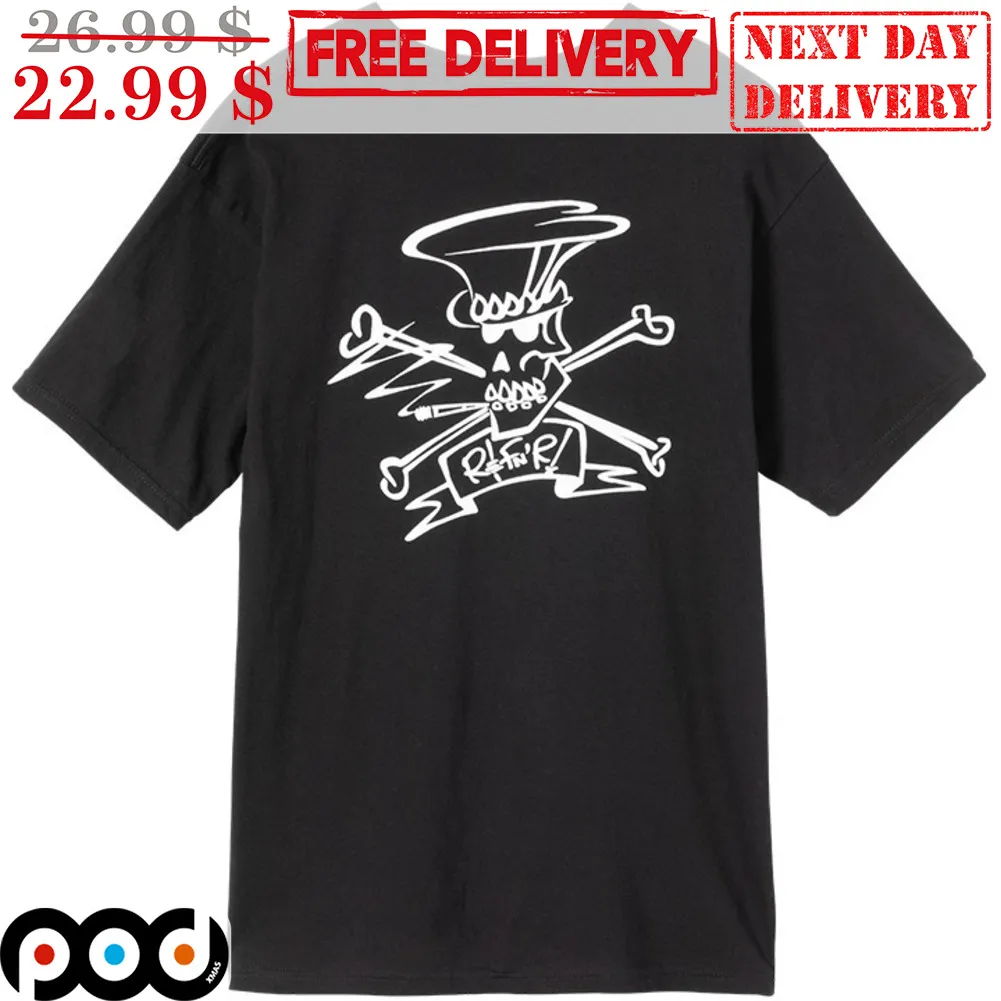 Skull Slash R & F'nr Slim Shirt