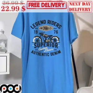 Bike Legend Riders Unionmade 1976 Superior Authentic Denim Shirt
