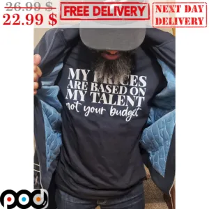 My Princes Are Based On My Talent Not Your Budget Shirt