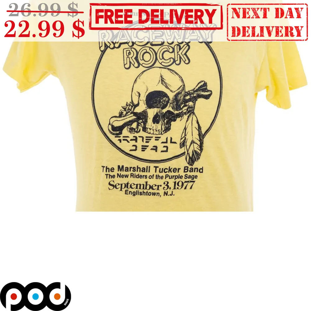 Skull Raceway Rock The Marshall Tucker Band Shirt