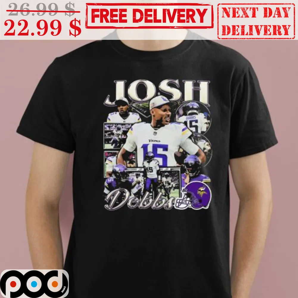 Joshua Dobbs 15 Minnesota Vikings NFL Shirt