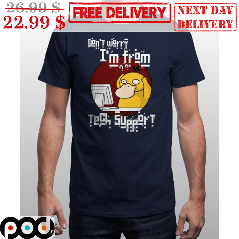 Koduck Meme Don't Worry I'm From Tech Support Shirt