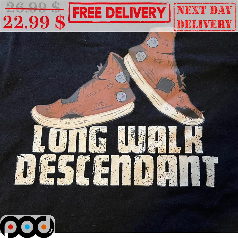 Old Shoes Long Walk Desendant Vintage Shirt