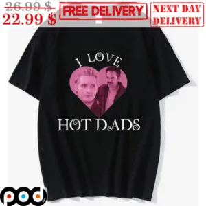 Twilight Carlisle Cullen Charlie Swan I Love Hot Dads Shirt