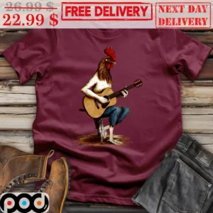 Chicken Guitarist Fun Shirt