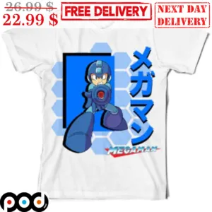 Megaman Capcom Nitendo Shirt