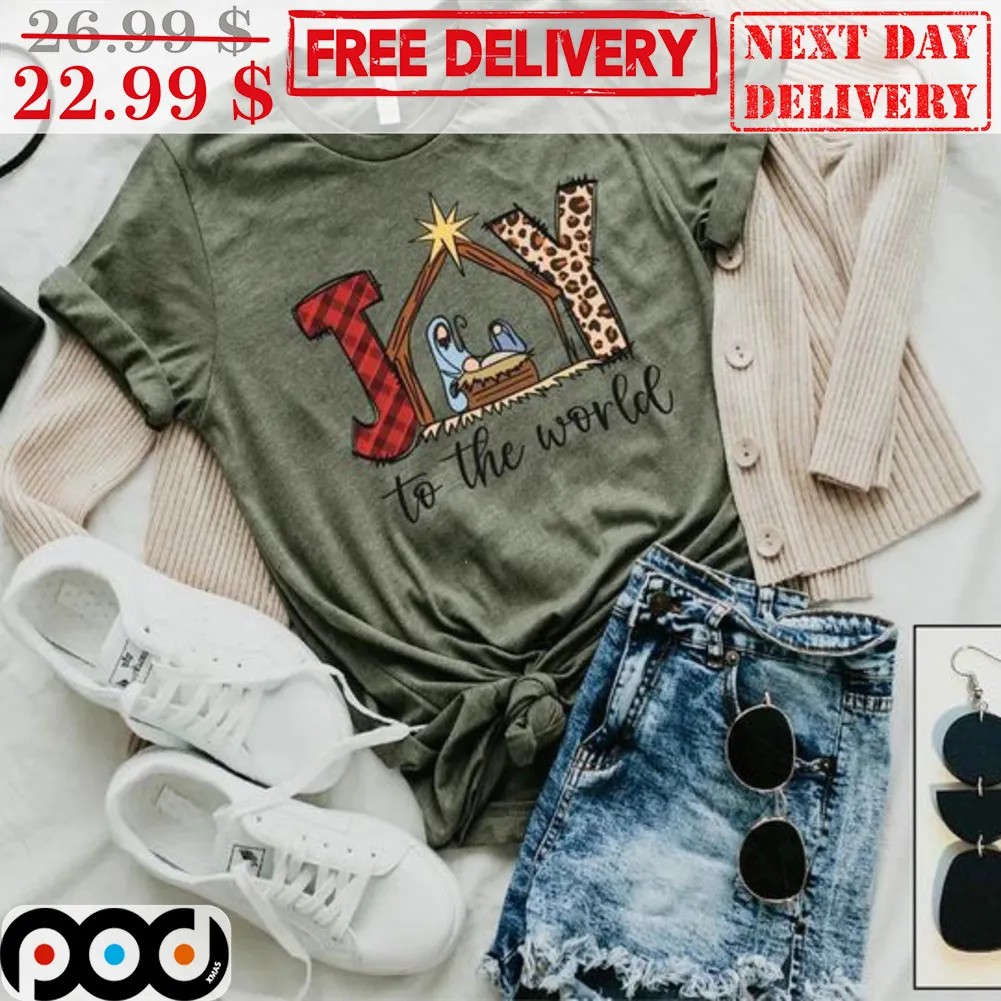 Joy To The World Leopard Shirt