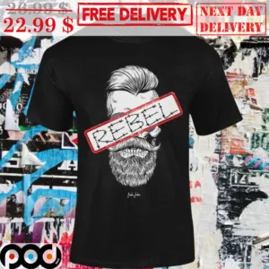 Rebel Barber Skull Shirt